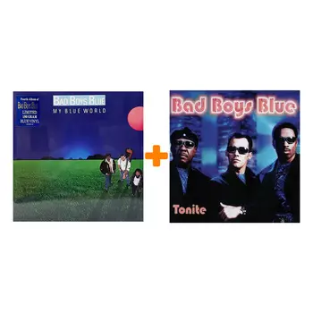 Набор для меломанов «Поп»: Bad Boys Blue – My Blue World Coloured Blue Vinyl (LP) + Bad Boys Blue – Tonite (LP)