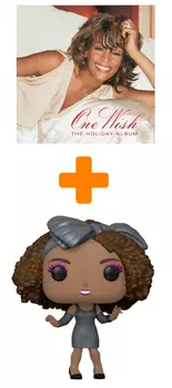 Набор для меломанов «Поп»: Whitney Houston: One Wish: The Holiday Album (LP) + Фигурка Funko POP Icons Whitney Houston: How Will I Know