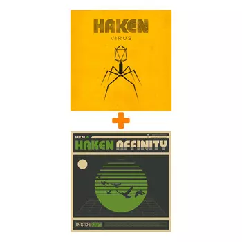 Набор для меломанов «Рок»: Haken – Affinity (2 LP + CD) + Haken – Virus (2 LP+CD)