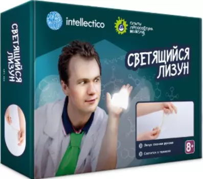 Набор для опытов Опыты профессора Николя: Лизуны светящиеся