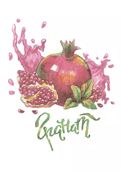 Набор для творчества Раскраски карандашами: Гранатовый сок акварельные карандаши