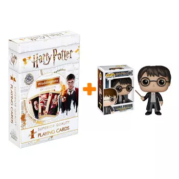 Набор фигурка Harry Potter Harry Potter + карты игральные Harry Potter