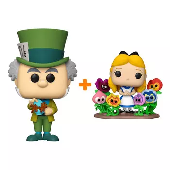 Набор фигурок Disney Alice In Wonderland Alice + Mad Hatter