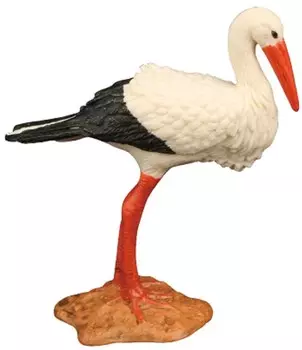 Набор фигурок Мир диких животных: Орёл, попугай ара, аист, тукан, стервятник (MM211-236)