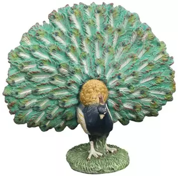 Набор фигурок Мир диких животных: Сокол, попугай ара, павлин, пеликан (MM211-235)