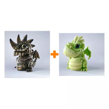 Набор фигурок PROSTO: Драконы – Бро + Гро