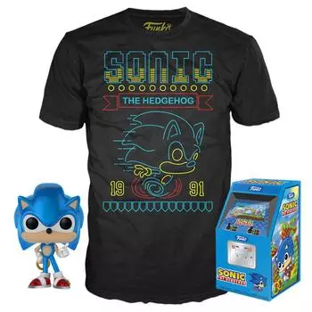 Набор Футболка + Фигурка Funko POP: Sonic – The Hedgehog Tees
