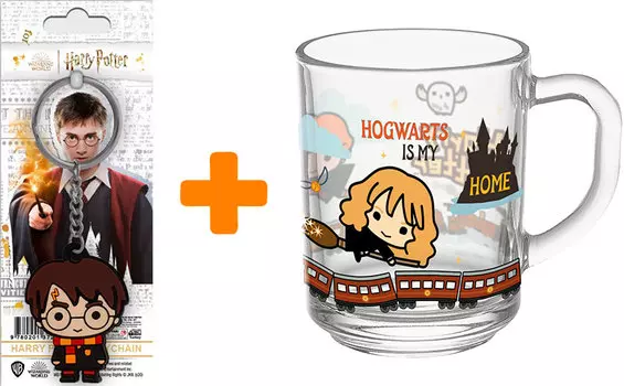 Набор Harry Potter 2 (брелок, кружка)