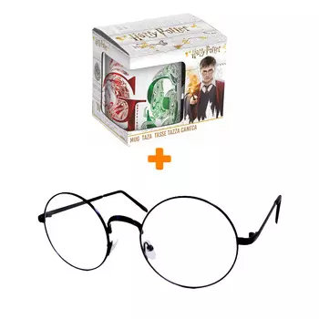 Набор Harry Potter кружка Замки + очки