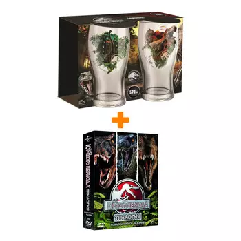 Набор «Jurassic» (бокалы, DVD)