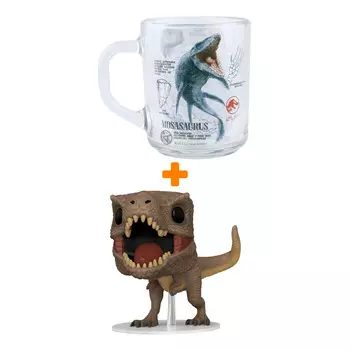 Набор Jurassic World (фигурка Jurassic World Dominion – T-Rex + кружка)