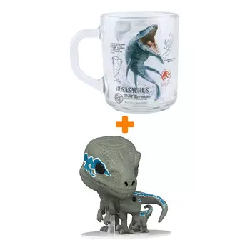 Набор Jurassic World (фигурка Jurassic World: Dominion – Velociraptors + кружка)