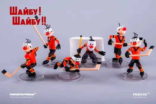 Набор коллекционных фигурок Шайбу! Шайбу!!