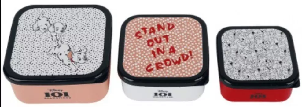 Набор контейнеров для продуктов Funko Disney: 101 Dalmatians (3-Pack)