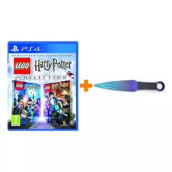 Набор LEGO Harry Potter: Collection [PS4, английская версия] + Оружие игровое нож Кунай 2 Холодное пламя деревянный