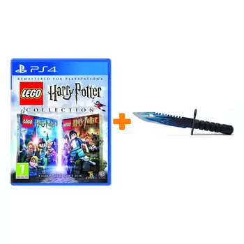 Набор LEGO Harry Potter: Collection [PS4, английская версия] + Оружие игровое штык-нож М9 Байонет 2 Драгон Гласс деревянный