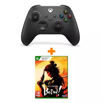 Набор Like a Dragon: Ishin! [Xbox, английская версия] + Xbox X: Геймпад Черный (QAT-0001)