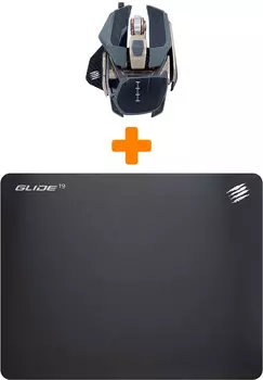 Набор «Mad Catz 15» (Мышь R.A.T., коврик G.L.I.D.E.)