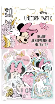 Набор магнитов Минни Маус и Единорог 1 (20 шт.)