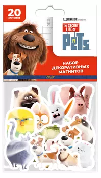 Набор магнитов Тайная жизнь домашних животных 1 (20 шт.)