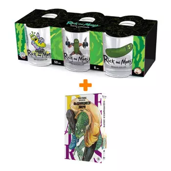 Набор Манга Beastars. Выдающиеся звери. Том 7 + Набор рюмок Rick And Morty 50мл 6-Pack