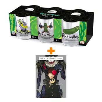 Набор Манга Death Note. Истории + Набор рюмок Rick And Morty 50мл 6-Pack