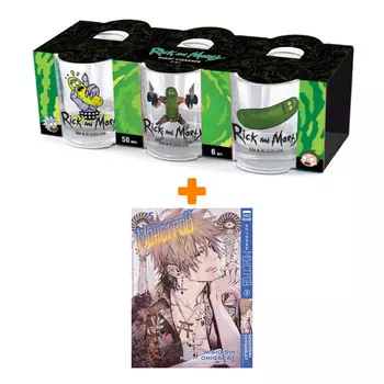 Набор Манга Истории монстров. Том 5. + Набор рюмок Rick And Morty 50мл 6-Pack