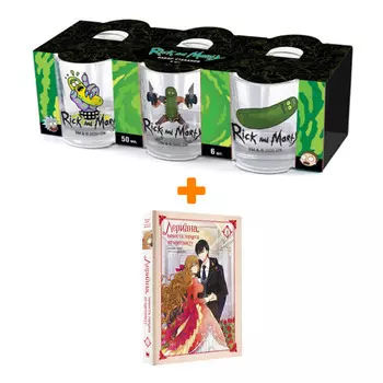 Набор Манга Лериана, невеста герцога по контракту. Том 1 + Набор рюмок Rick And Morty 50мл 6-Pack