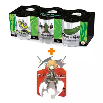 Набор Манга Сердца Пандоры. Кн.7 + Набор рюмок Rick And Morty 50мл 6-Pack