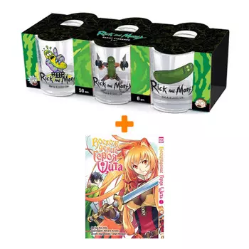 Набор Манга Восхождение Героя Щита Том 2 + Набор рюмок Rick And Morty 50мл 6-Pack