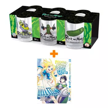 Набор Манга Восхождение Героя Щита Том 3 + Набор рюмок Rick And Morty 50мл 6-Pack