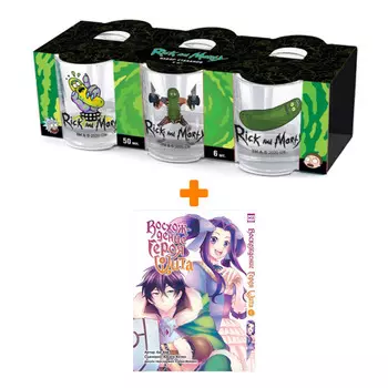 Набор Манга Восхождение Героя Щита Том 4 + Набор рюмок Rick And Morty 50мл 6-Pack
