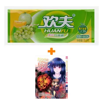 Набор Манга Восхождение Героя Щита Том 5 + Жевательная резинка Huanfu Grape &amp; Melon Вкус винограда и дыни