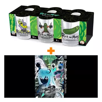 Набор Манга Врата Штейна 0. Том 5 + Набор рюмок Rick And Morty 50мл 6-Pack