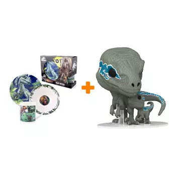 Набор Мир Юрского периода набор посуды Велоцираптор Блю + фигурка Velociraptors Blue & Beta