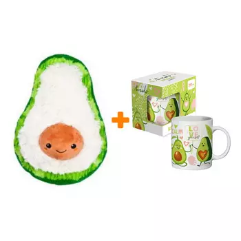 Набор мягкая игрушка Авокадо 26см + кружка Авокадо Keep Calm