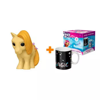 Набор My Little Pony фигурка Butterscotch + термо-кружка Новое поколение голубая