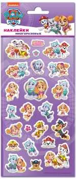 Набор наклеек Щенячий патруль Дизайн 4 Зефирные