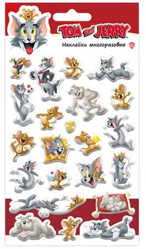 Набор наклеек Том и Джерри 1 – Объемные (110х200)