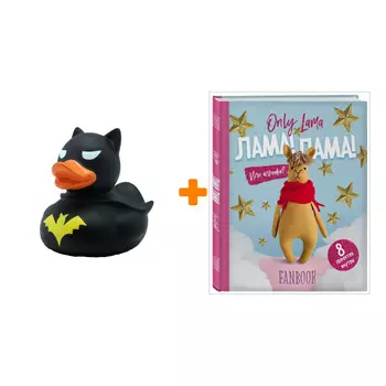 Набор Only Lama. ЛАМА! Фанбук. 8 проектов для творчества и вдохновения + Фигурка Уточка Тёмный герой