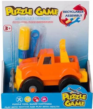 Набор пластмассовых деталей для сборки джипа, картон (Union Vision: 555-11)