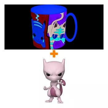 Набор Pokemon фигурка Mewtwo + кружка для СВЧ