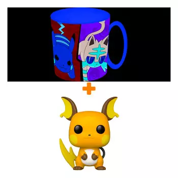 Набор Pokemon фигурка Raichu + кружка для СВЧ