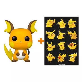 Набор Pokemon фигурка Raichu + стикерпак Pika #2