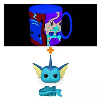 Набор Pokemon фигурка Vaporeon + кружка для СВЧ