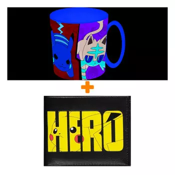 Набор Pokemon кошелёк Olympics + кружка для СВЧ