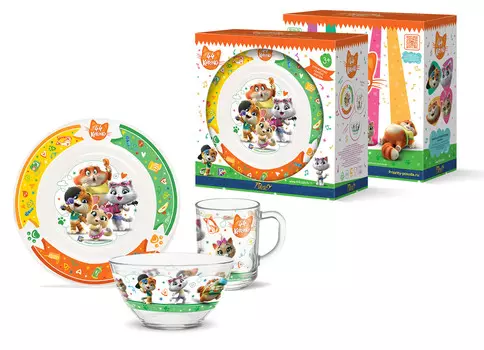 Набор посуды 44 котёнка