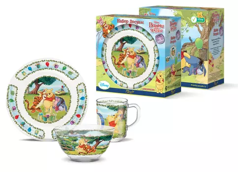 Набор посуды Disney: Винни Пух