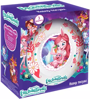 Набор посуды Энчантималс: Зайчик