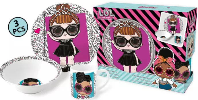 Набор посуды L.O.L. Surprise! (керамика)